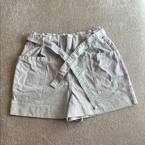 Pilcro and the Letterpress Light Blue Jean Shorts